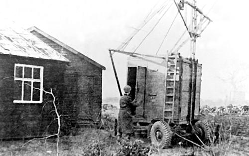 Lovell's first radar experiments at Jodrell Bank