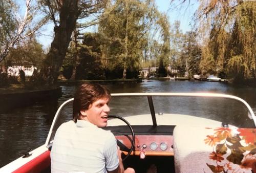 Neil on Dean's boat