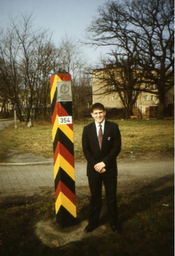 Ken at the East German/Polish border