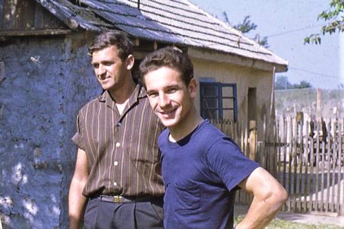 Ronald-right-and-friend-Dudu-Popescu-at-Doua-Mai-in-1968