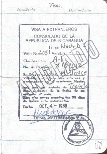 Visa-Nicaragua-1983