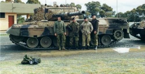 Cold War Aussie Leopard crew