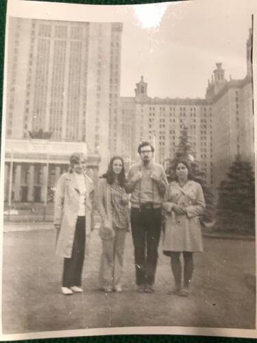 In Moscow, Alan had the opportunity to live and study in the well-known Moscow State University 