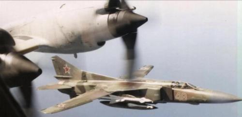 MiG-23 Flogger reaction to an EP-3E ARIES I mission over Baltic Sea during mid-Eighties  