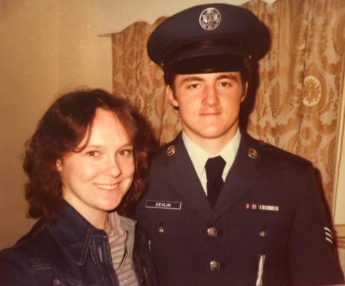 Greg and his wife before the accident 