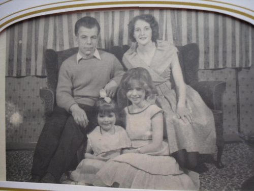 Aleksander with his wife Jessie and daughters Linda & Sue
